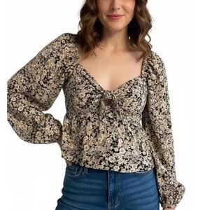 Patrons of Peace Floral Blouse